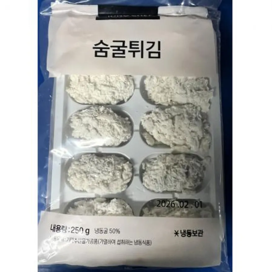 숨굴튀김(모노링크 냉동 250g) X20 이미지