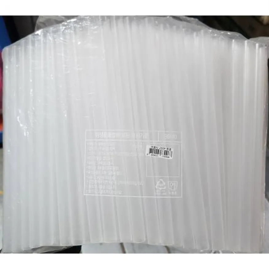 스트로우(버블티 얼음용 대 200입) 버블티빨대 스무디빨대 두꺼운빨대 카페빨대 업소용빨대 일회용빨대 음료빨대 대형빨대 플라스틱빨대 테이크아웃빨대 이미지