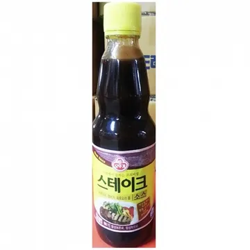 스테이크소스(오뚜기 415g) 15개 식자재 업소용 대용량 에이원 스테이크소스 스테이크 제니스 오뚜기 이츠웰 코리아 신영 에이스