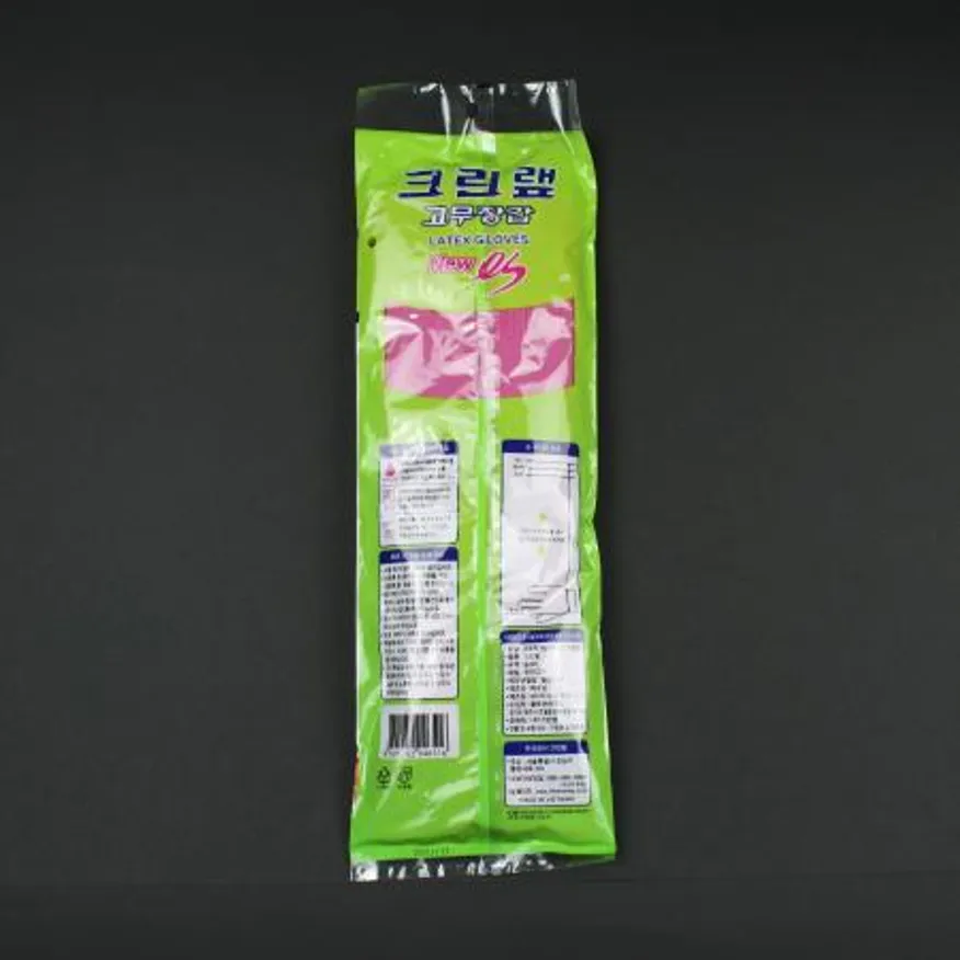 크린랩- 고무장갑 중 분홍 이미지