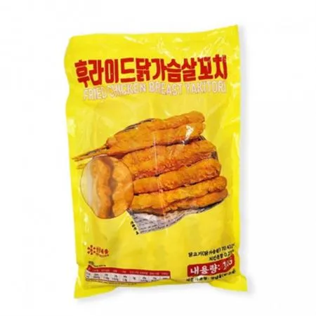 화영 후라이드꼬치 100gx10개 튀김꼬치 업소용간식 식자재간식 술안주 맥주안주 단체간식 튀김류 냉동꼬치 간편튀김
