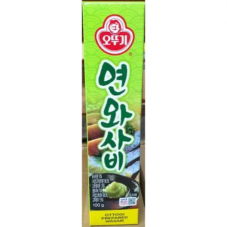 오뚜기 와사비 튜브 액상 100g X12 오뚜기와사비 튜브와사비 고추냉이 액상와사비 업소용 일식당 초밥소스 회소스 식자재