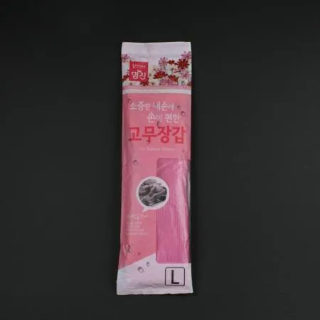 명진- 고무장갑 대 L 분홍