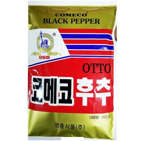 흑후추가루(코메코 200g) 5개 식자재 업소용 대용량 대상 코메코 태산 흑후추