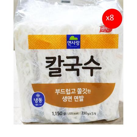 면사랑 칼국수(230g x5개 1.15K) X8 식자재 업소용 대용량 오뚜기 칼국수 면사랑 분마켓 본고장 마포식품 평화 마포 비비고 이미지