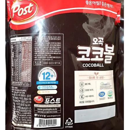코코볼(포스트 동서 1K) 6개 식자재 업소용 대용량 포스트 동서식품 동서 오곡 네슬레 이미지