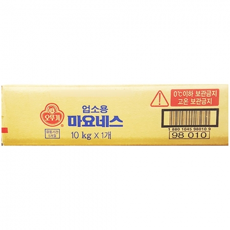 마요네즈(오뚜기 10K) 업소용 대용량 식당용 샐러드소스 샐러드드레싱 에그마요 급식용