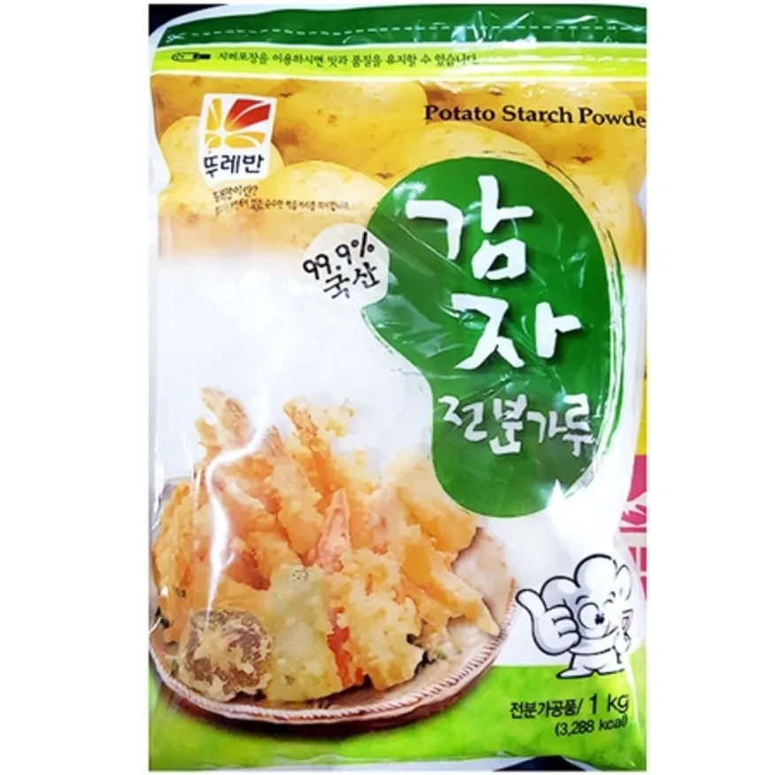 감자전분(뚜레반 1K) 식자재 조리용 업소용 베이킹재료 전분 감자녹말 녹말가루 식당 이미지