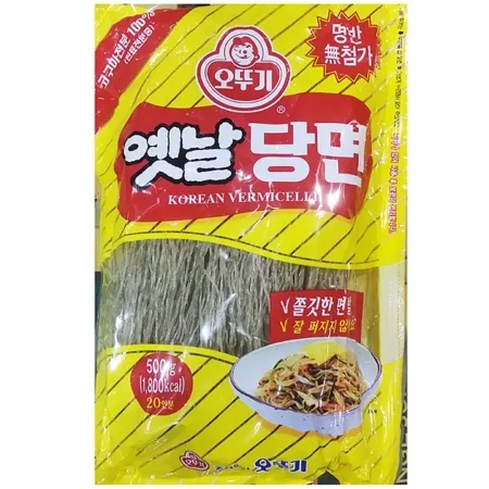 옛날당면(오뚜기 500g) 1개 식자재 업소용 대용량 오뚜기 당면 옛날 개 옛날당면 이츠웰 대진식품 업소용 찰당면