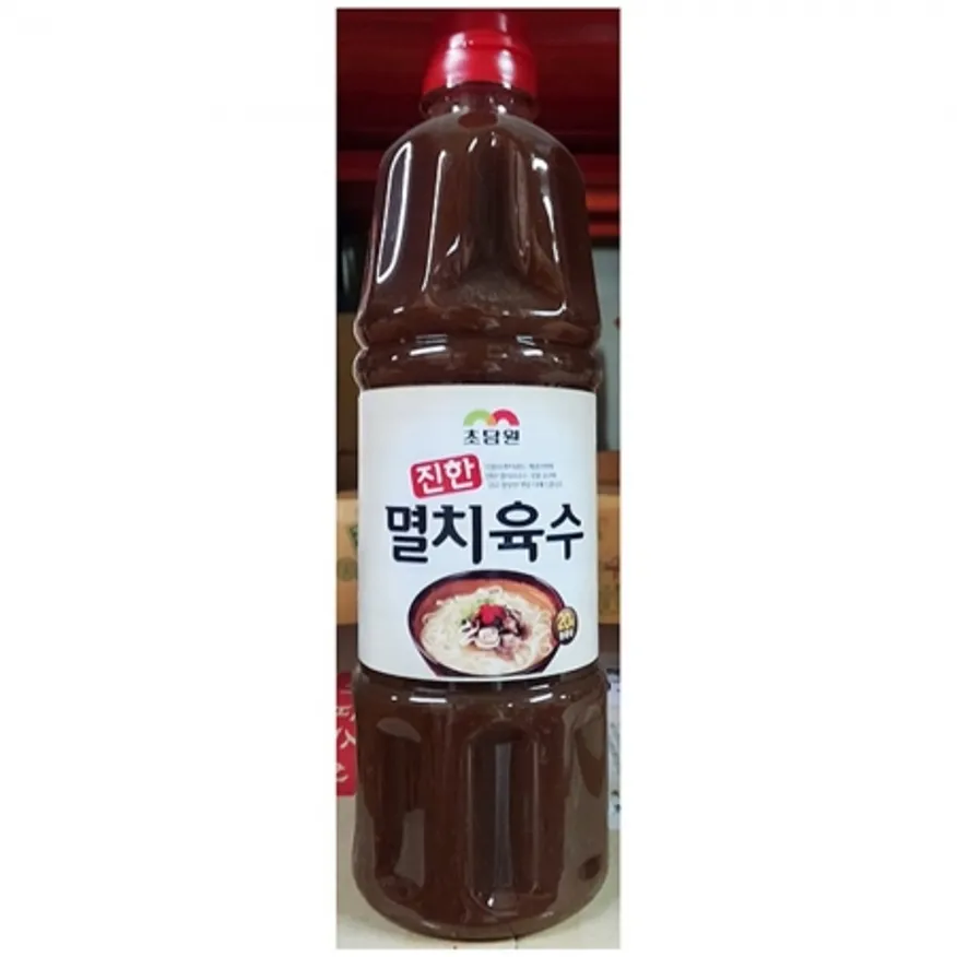 멸치육수(초담원 0.9L) 12개 식자재 업소용 대용량 멸치 면사랑 다시 멸치육수 멸치국물 육수 어묵탕 첫맛 이미지