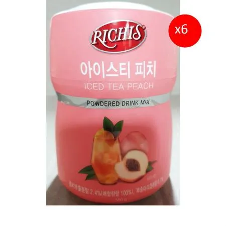 아이스티피치(리치스 파우더 550g) 6개 식자재마트 대용량 업소용 발사믹크림소스 이탈리아발사믹크림