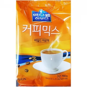 자판기용 커피믹스(맥스웰 아로마 900g) 12개 식자재 업소용 대용량 자판기용 맥심 자판기 네스카페 맥스웰 동서 자판기용커피 식당용 커피믹스
