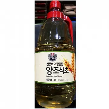 양조식초(백설 1.8L) 1개 식자재 업소용 대용량 오뚜기 한삶 천연식품 대상 사조해표 샘표 일본 무료배송 양조식초