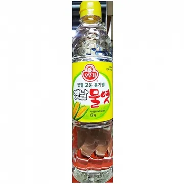 흰물엿(오뚜기 1.2K) 1개 식자재 업소용 대용량 흰물엿 오뚜기 강남 대상 화미 이츠웰 별표 해표 삼진
