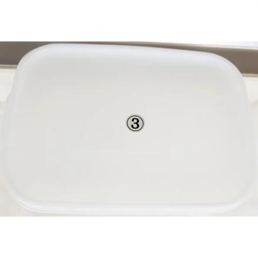 백밀폐3호(동림 2.5L) 업소용 대용량 식자재 주방용품 식품보관 밀폐용기 냉장고용기 소분용기 냉동용기 식품용기 이미지