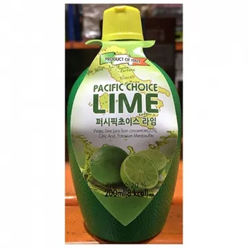 라임주스(농축 퍼시픽초이스 200ml) 1개 식자재 업소용 대용량 라임주스 퍼시픽초이스 식자재 레이지 라임 레이지라임주스 액상소스 라스