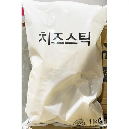 이지푸드 치즈스틱 봉지 1k 1개 식자재 업소용 대용량 한성기업 한성 이지푸드 롤 롱 피자 어린이 하림 고구마 이미지