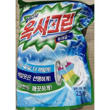 세탁세제(옥시크린 2.5K 리필용) 1개 식자재 업소용 대용량 헨켈 커클랜드 프로쉬 퍼실 액츠 암웨이 비트 살림백서 아이러브베베