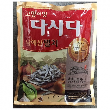 멸치다시다 골드(백설 300g) 4개 식자재 업소용 대용량 멸치다시다 멸치다시 대원 제일제당 백설 다시다 업소용 이미지