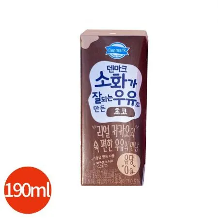 CL 덴마크 소화가 잘되는 우유로 만든 초코 190ml x 24개