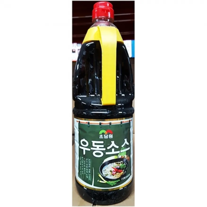 우동소스(초담원 1.8L)X8 식자재 업소용 대용량 우동전문점 분식집 우동육수 우동국물 우동다시 면요리용소스 이미지