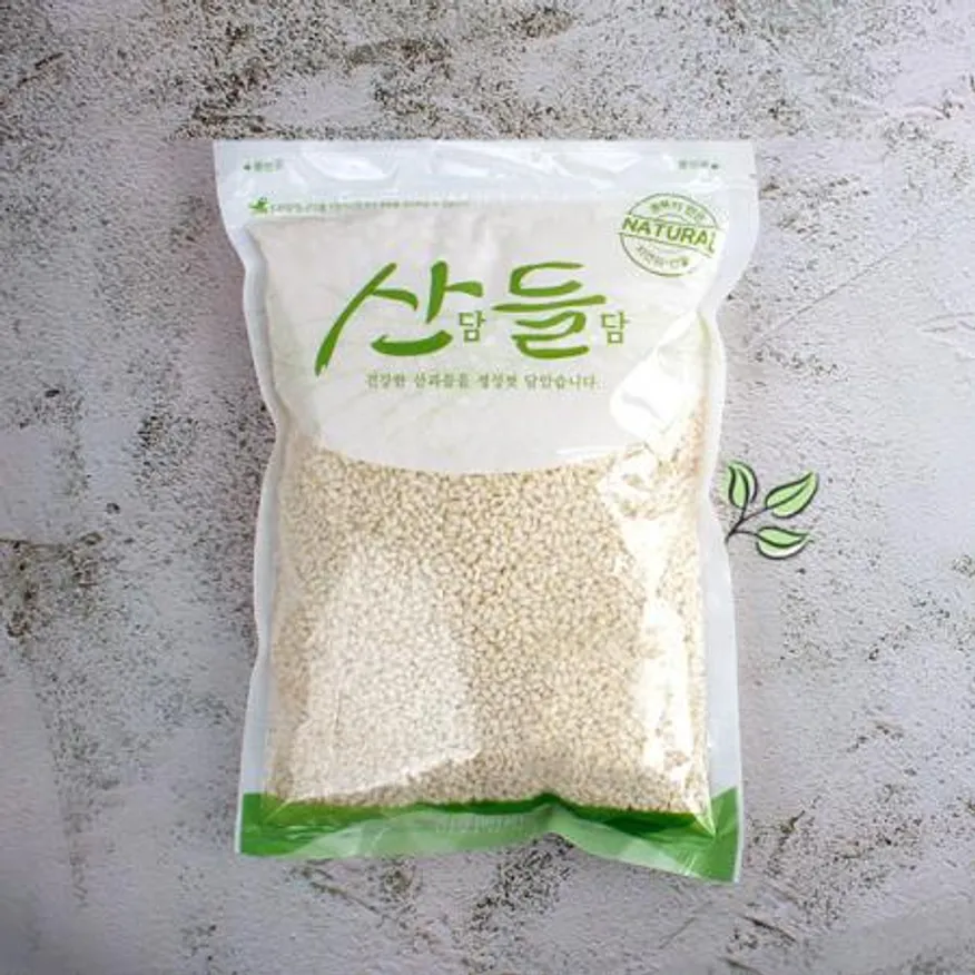 산담들담 찹쌀 1kg 쌀 찰밥용쌀 떡만들기 약밥재료 업소용 대용량 식자재마트 건강식 죽재료 이미지
