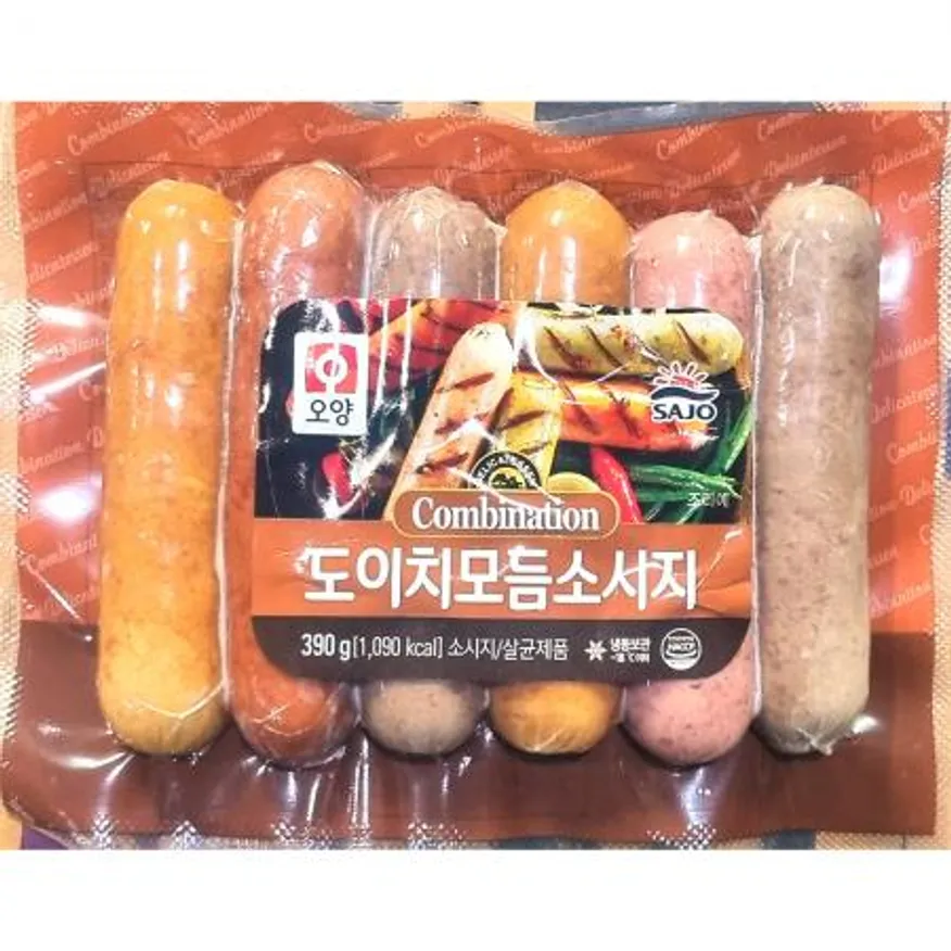 오양 도이치모듬소시지 390g 25개 식자재 업소용 대용량 오양 소시지 참피온 식자재 대림선 에쓰푸드 컨츄리 도이치모듬소시지 에이치에이유통 이미지