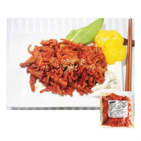 화로 무뼈 불 닭발(안주세상250g) 업소용 식자재 대용량 냉동식품 간편식 술안주 안주 간편안주 호프집 무뼈닭발
