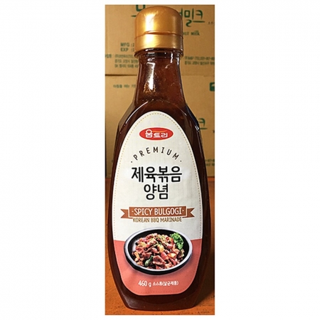 제육볶음양념(움트리 460g) 1개 식자재 업소용 대용량 움트리 제육 양념 제이큐 액상소스 백설 업소 식당 이미지