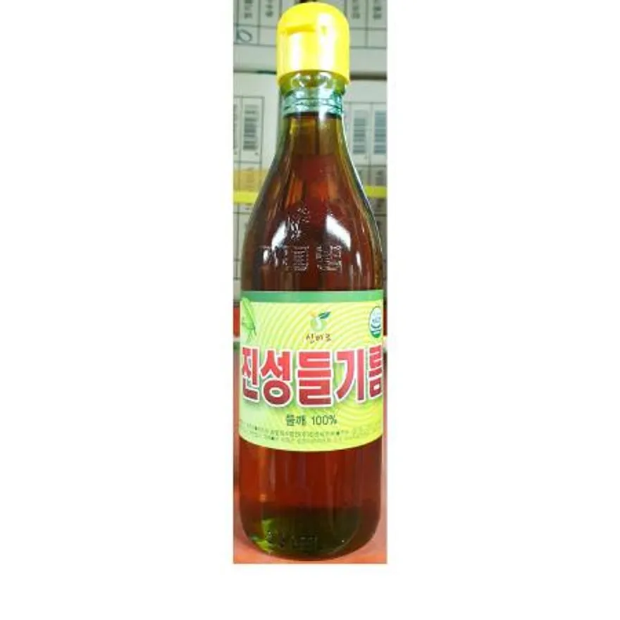 들기름(소 진성 350ml) 조미료 가정용 식자재 볶음요리 나물무침 들깨기름 식용유 양념 이미지