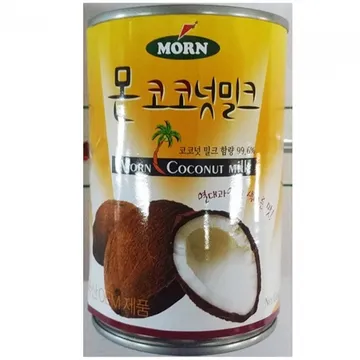 코코넛밀크(몬 400ml) 24개 식자재 업소용 대용량 단짠예찬 식당 후르츠칵테일 코코넛 야 영국 태국 수입 리얼타이