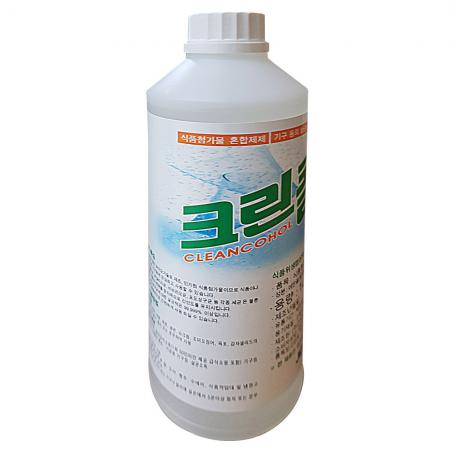 크린콜(1L) 1개 식자재 업소용 대용량 크린콜 진로발효 바이오크린콜 주방 후라이팬 발효주정알콜 발효주정 무배 천연 이미지