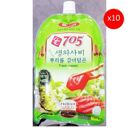 움트리 705냉동 생와사비 750g 10개 식자재 업소용 대용량 맷돌 업소용 맷돌표 생와사비 코우 분이네 지케이푸드 제이케이푸드 카네쿠 이미지
