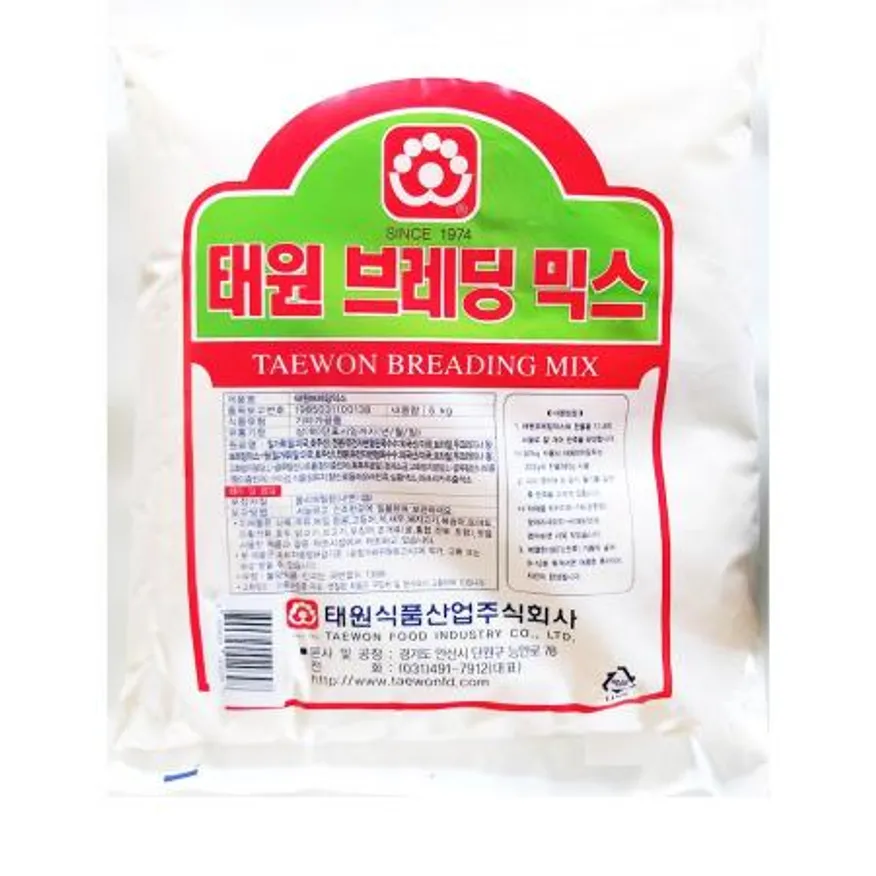 태원 브레딩믹스(5k) 1개 식자재 업소용 대용량 스크린도우믹스 팬도우 전분 태원 동원홈푸드 비쉐프 브래딩믹스 동원 대량 이미지