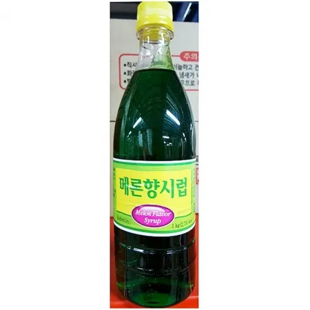 오뚜기 메론향시럽 1k 1개 식자재 업소용 대용량 오뚜기 탑씨 커클랜드 코카 신형 병으로 일화 이미지