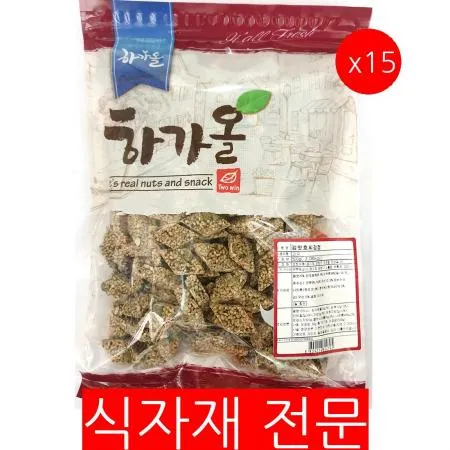 김맛호씨강정(500g) 15개 식자재 업소용 대용량 맛을그리다 김맛 도매 하가올 식재료 박스 이미지