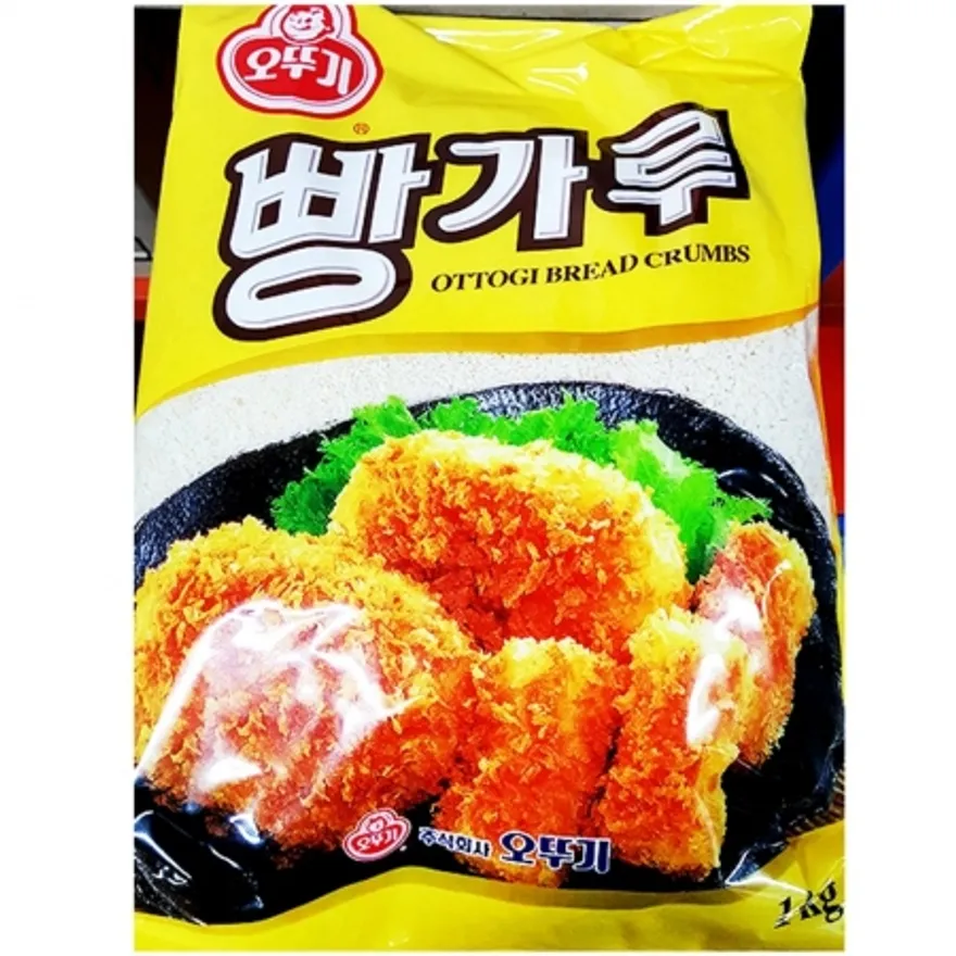 빵가루(오뚜기 1K)X6 오뚜기빵가루 돈까스재료 튀김옷 튀김재료 함박스테이크재료 습식빵가루 업소용 식자재 대용량 이미지