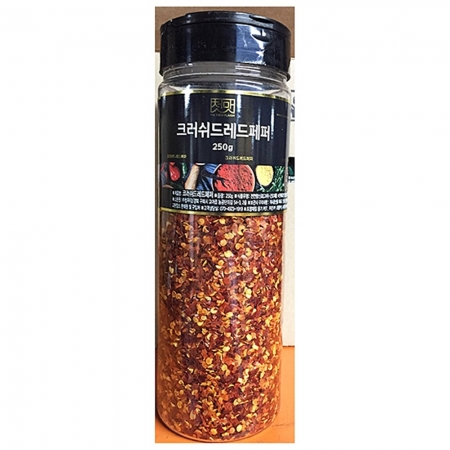 레드페퍼(크러쉬드 청우 250g) 12개 식자재 업소용 대용량 레드페퍼 청우 식자재 신영 크러쉬드 마트 이미지