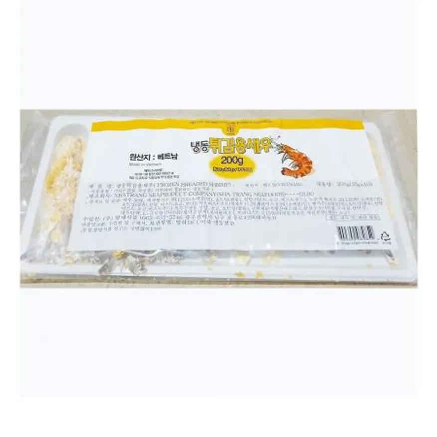 디딤돌 빵가루새우튀김(20g x10미 200g) 1개 식자재 업소용 대용량 서하 천일 사세 즉석식품 엠디에스 통새우튀김 빵가루새우 디딤돌 새우 이미지