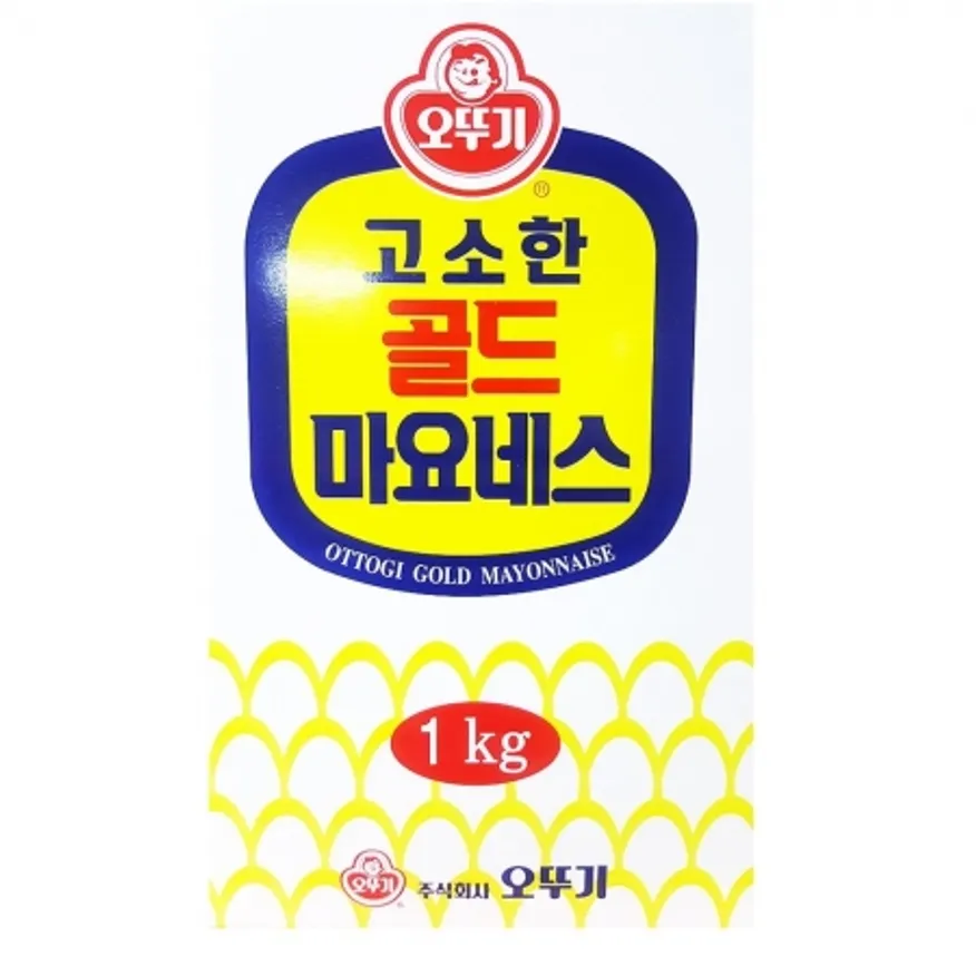 파우치마요네즈(오뚜기 1K)X10 마요네즈 파우치 업소용 대용량 식당용 샐러드소스 샐러드드레싱 급식용 이미지