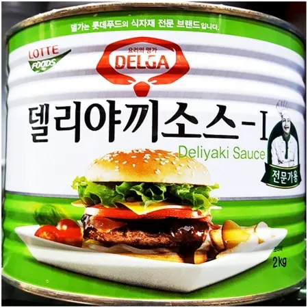 데리야끼소스(롯데 2K) 데리야키소스 업소용소스 대용량소스 식자재 일식소스 닭꼬치소스 닭강정소스 간장소스