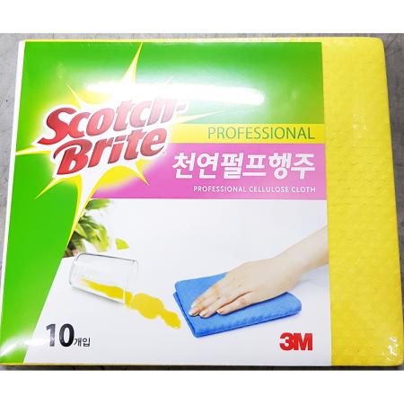 펄프행주(스카치 노랑 10P )X40개 행주 일회용행주 스카치행주 주방행주 업소용 주방용품 청소용품 위생용품 대용량