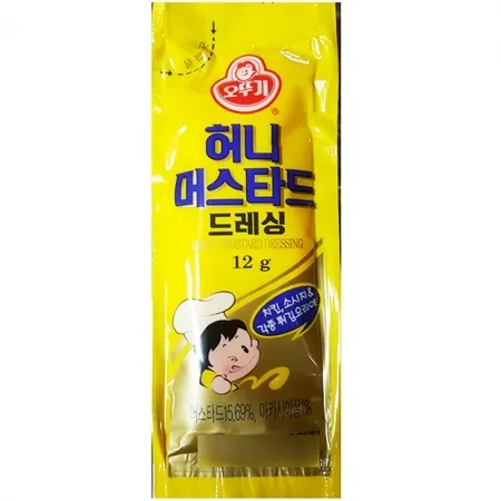 허니머스타드드레싱(오뚜기 200T) 업소용 드레싱 식자재 샐러드드레싱 치킨소스 머스타드소스 허니머스타드 소스 소스류