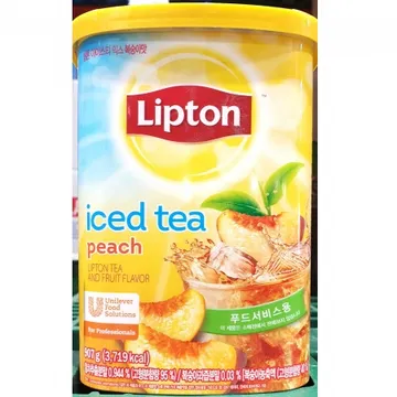 복숭아아이스티(립톤 907g) 1개 식자재 업소용 대용량 아이스티 복숭아 피치 립톤 오리지널 가루 다음 음료 기타