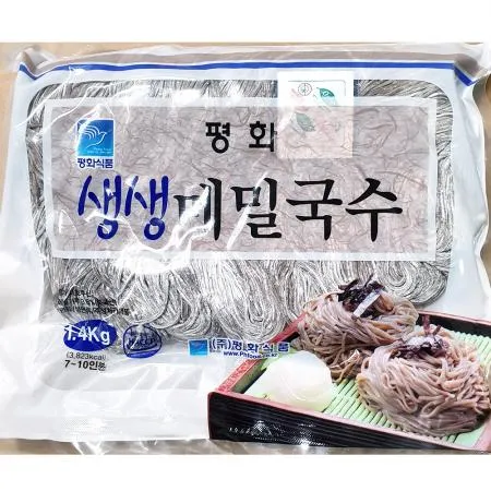 메밀국수(평화 1.4K) 10개 식자재 업소용 대용량 냉 면사랑 메밀 칠갑농산 모밀국수 봉평 프레지당 저칼로리 이미지