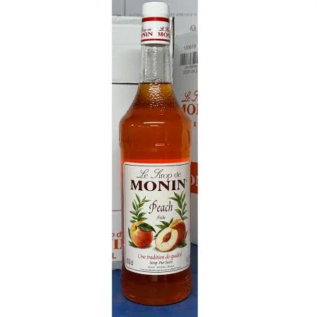 복숭아시럽(모닌 1L) 1개 식자재 업소용 대용량 모닌 세미 복숭아 오뚜기 포모나 별코리아 카파아이엔티 코스트코 네이쳐티 이미지