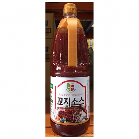 순한맛꼬지소스(청우 2.1k) 8개 식자재 업소용 대용량 청우 바로 닭 대용량 순한맛꼬지 매운 이슬나라 예그린 액상 이미지