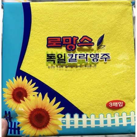 행주(유나행주 삼색 부직포 40x38cm) 5개 식자재 업소용 대용량 송월타올 기본에 오일팡 독일 언더티 오랜 드멜리 유한킴벌리 국산