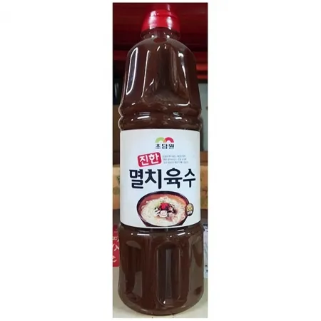 멸치육수(초담원 0.9L) 육수 멸치다시마육수 국물요리 국물베이스 업소용 식당용 한식당 분식집 식자재