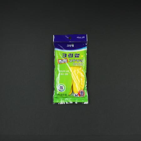 크린랩- 면코팅 고무장갑 중 면코팅고무장갑 주방장갑 설거지장갑 청소장갑 위생장갑 업소용 가정용 중형고무장갑 생활용품